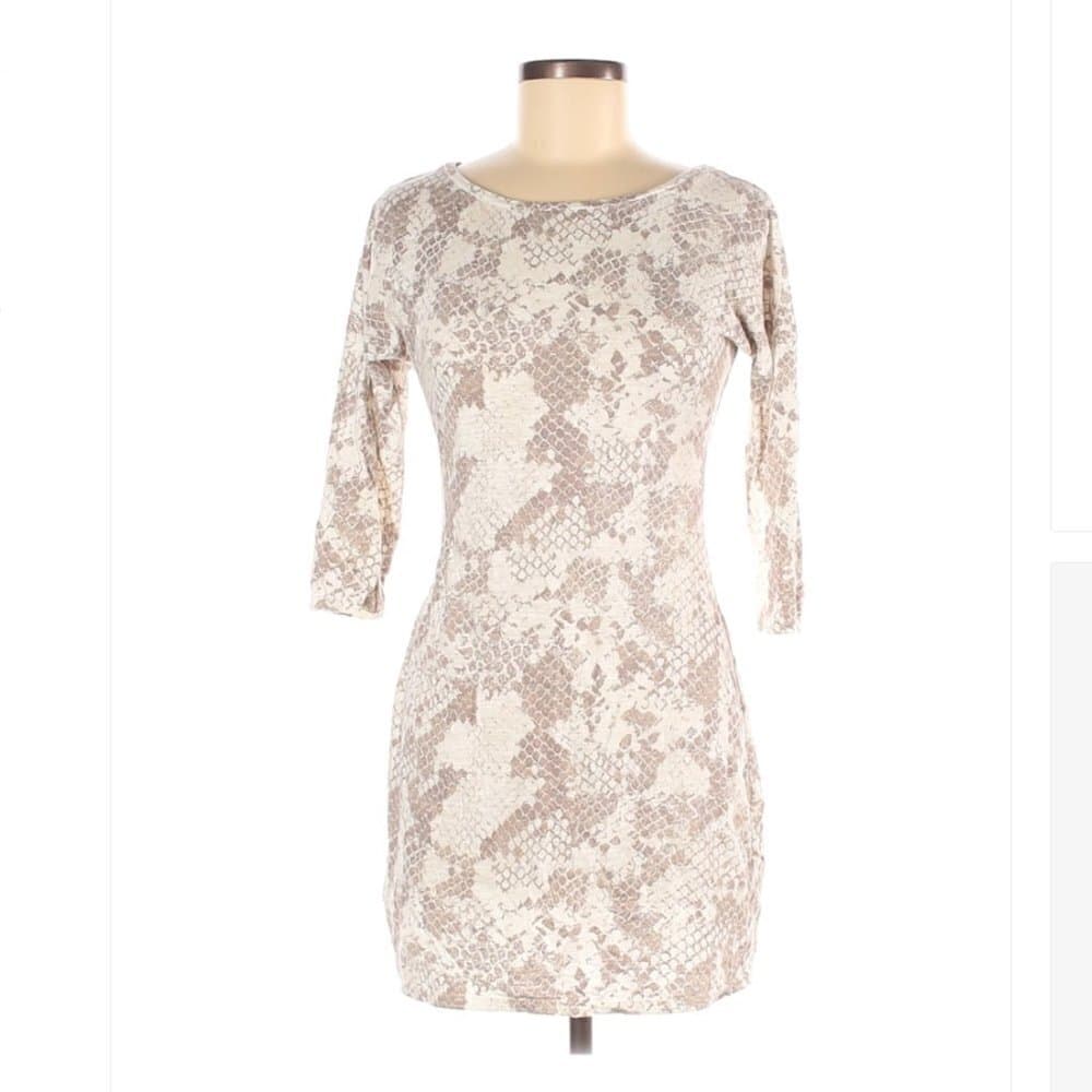 EXPRESS Casual Snakeskin Dress Size S