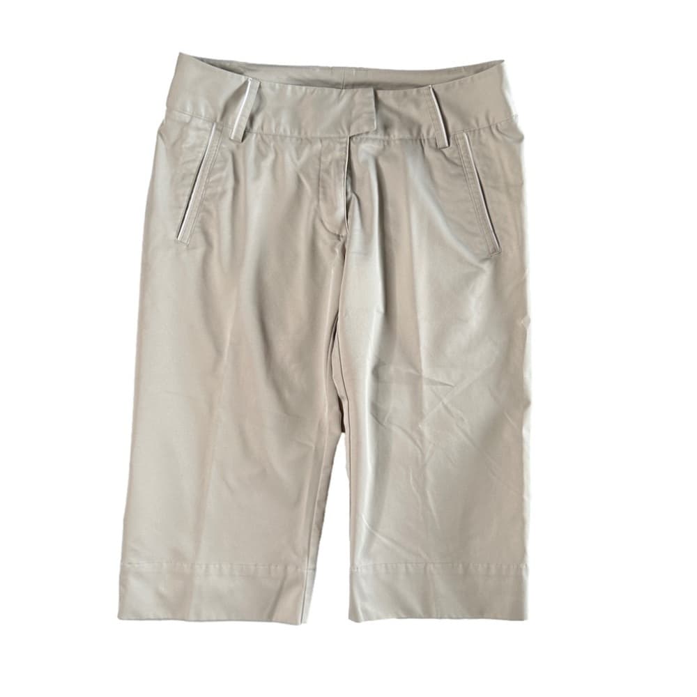 Adidas Sz 6 Climalite Capri Culottes Tan Pants Golf Fishing Outdoors Beachy