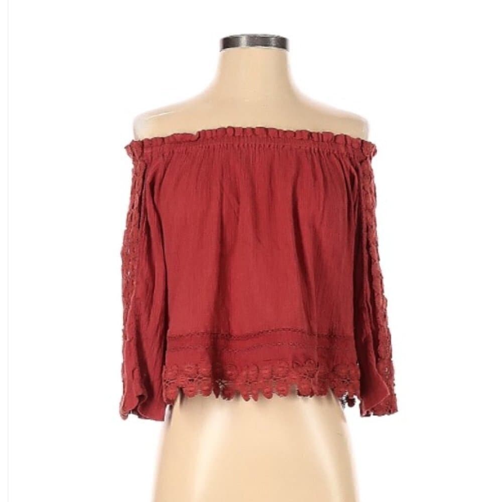 TOPSHOP Long Sleeve Blouse Size 2