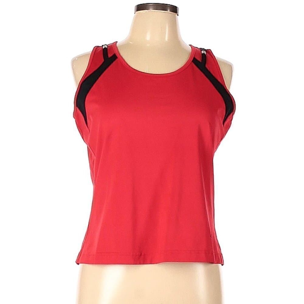 BOLLÉ Active Red Sleeveless Performance Top Size L