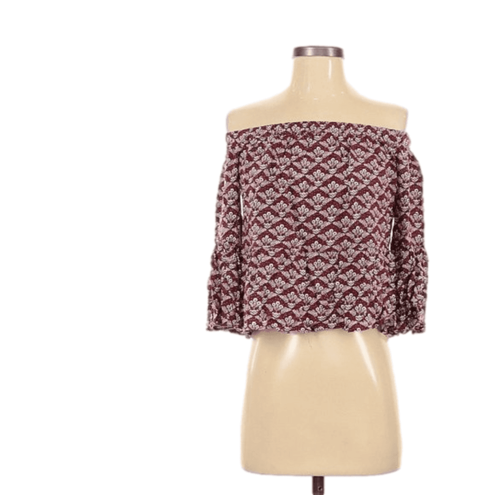 LIKELY Off Shoulder Long Sleeve Top Size XS