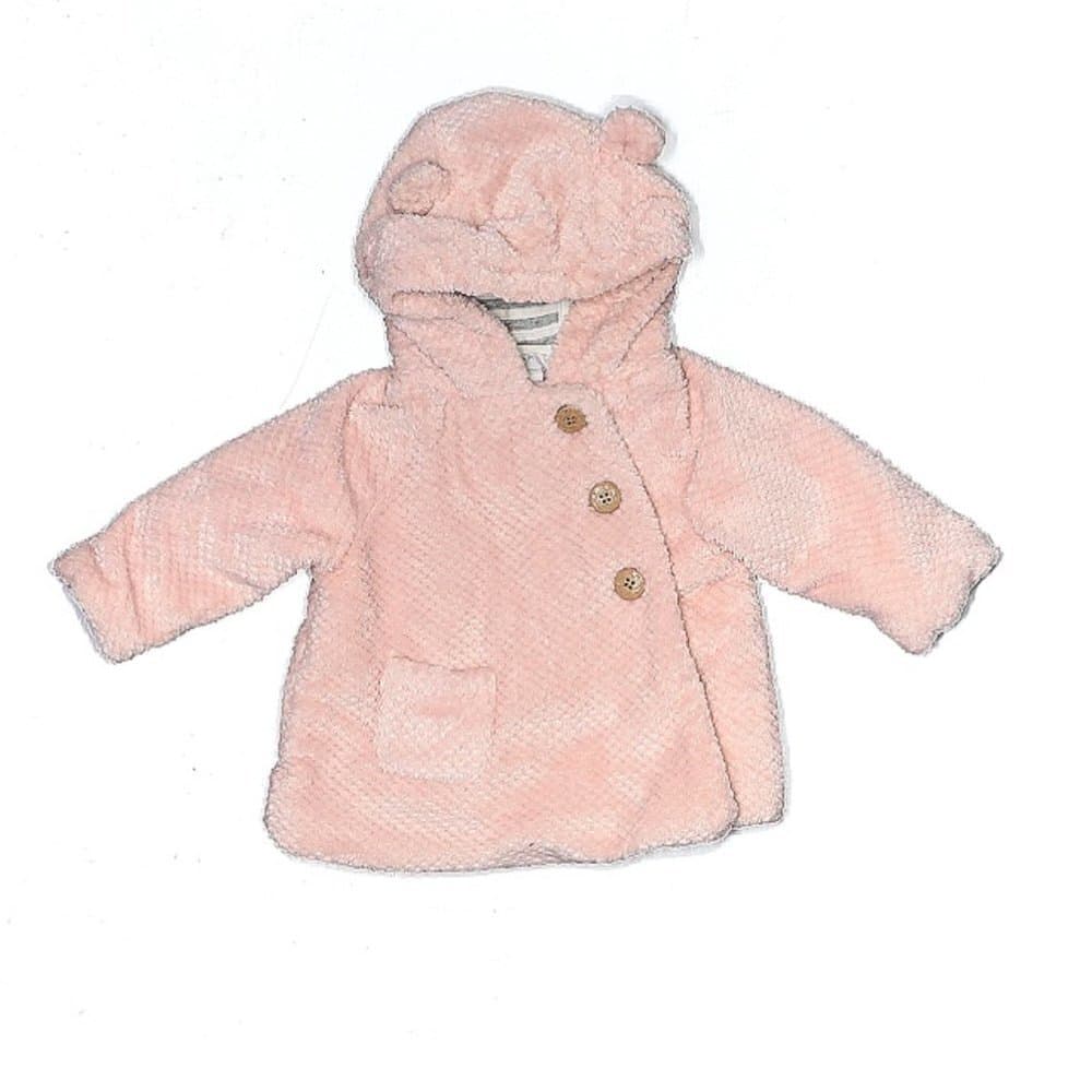 TAHARI Fleece Pink Baby Jacket Size 3-6 mo