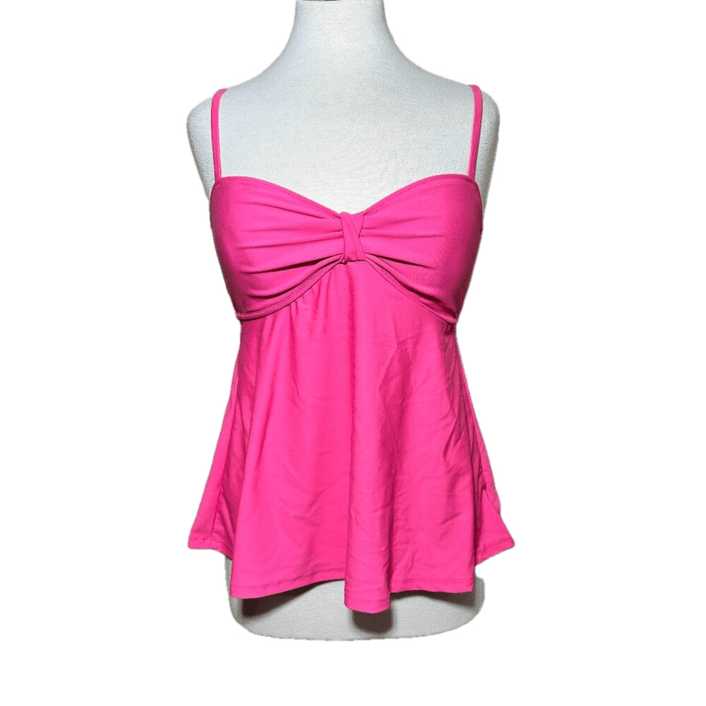 Old Navy Red Ruffle Tankini Top NWOT
