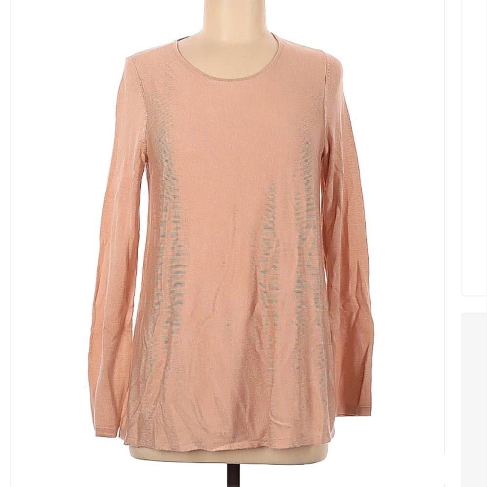 Eileen Fisher Pullover Orange Sweater Size XS