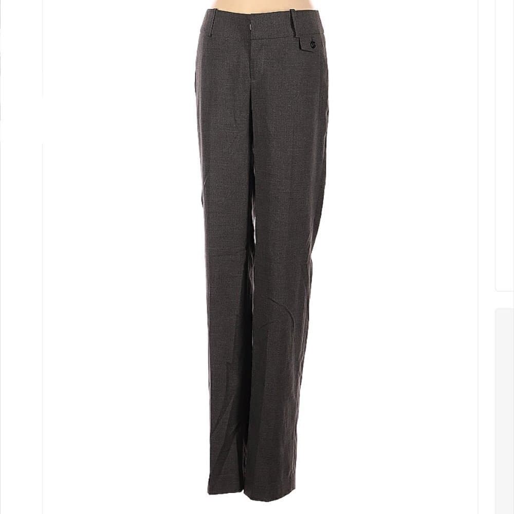 Pink tartan gray dress pants size 2