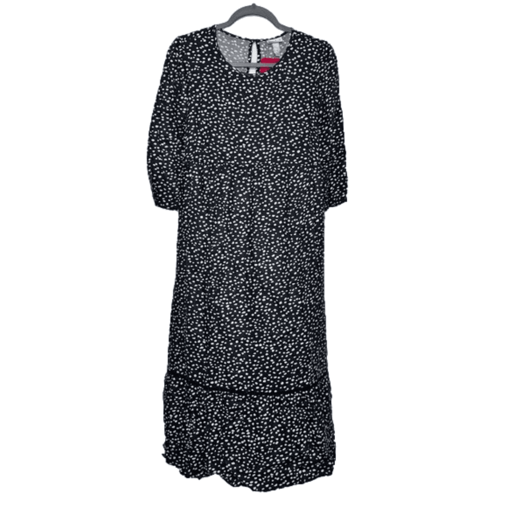 Isabel Maternity by Ingrid & Isabel Gray & White Maxi Dress NWT