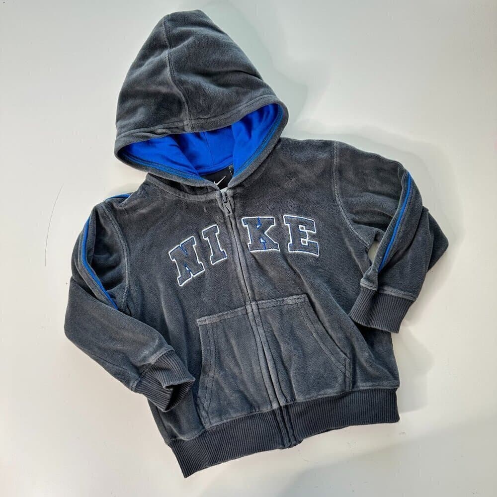 Nike Retro Terry Cloth Zip Up Hoodie Size 3