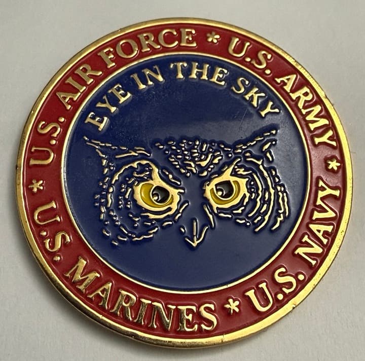 Northrop Grumman Joint STARS Eye in the Sky Challenge Coin JSTARS Military