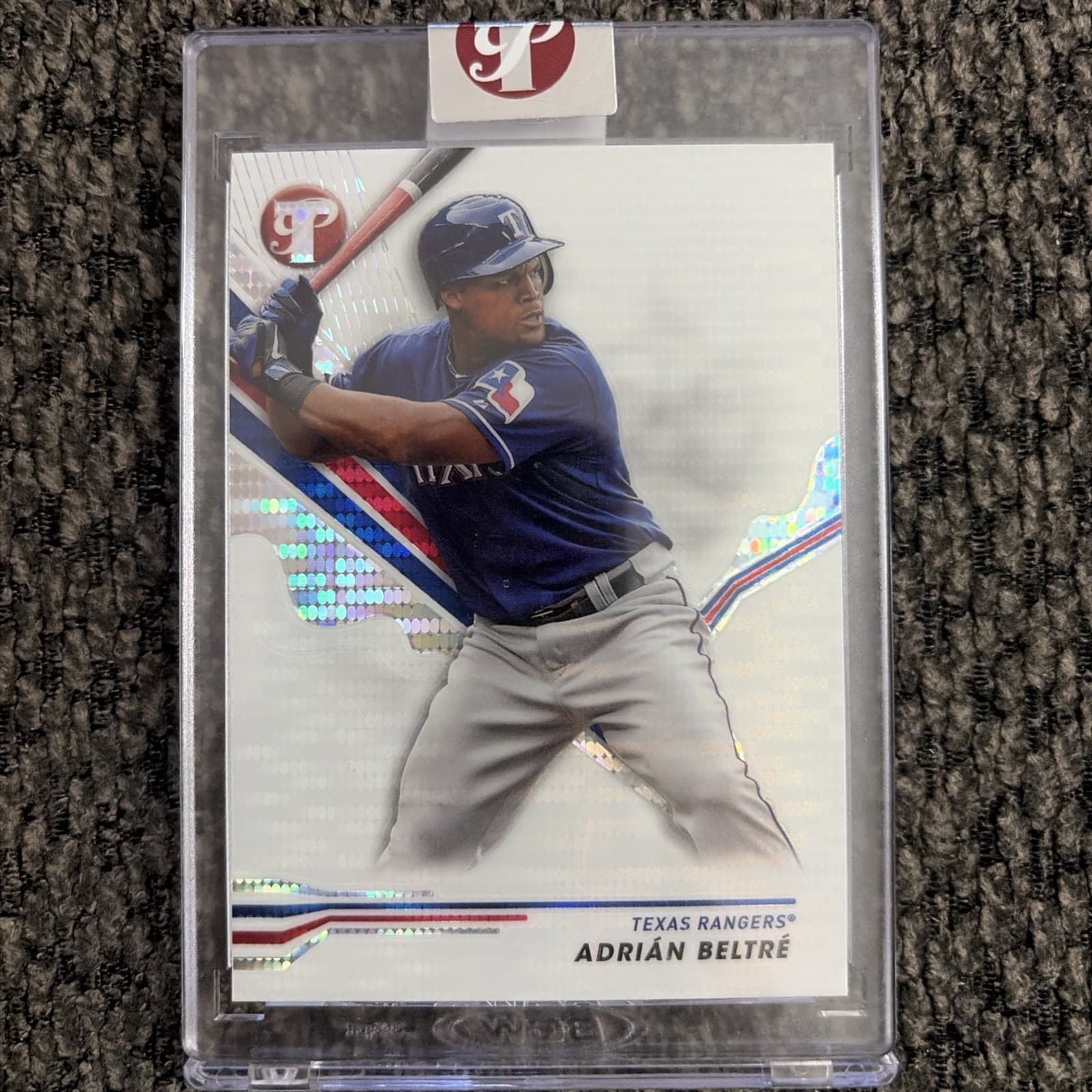 2024 Topps Pristine Adrian Beltre 211 Encased Pristine Refractor Rangers