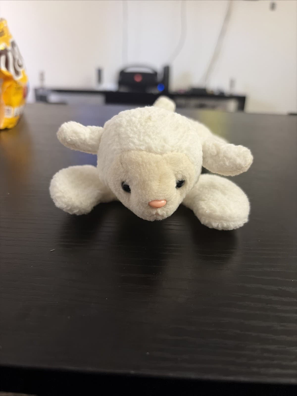 Ty Beanie Baby Fleece Lamb Beanbag Plush Original Tag 1996 PE 4th Gen - 4125