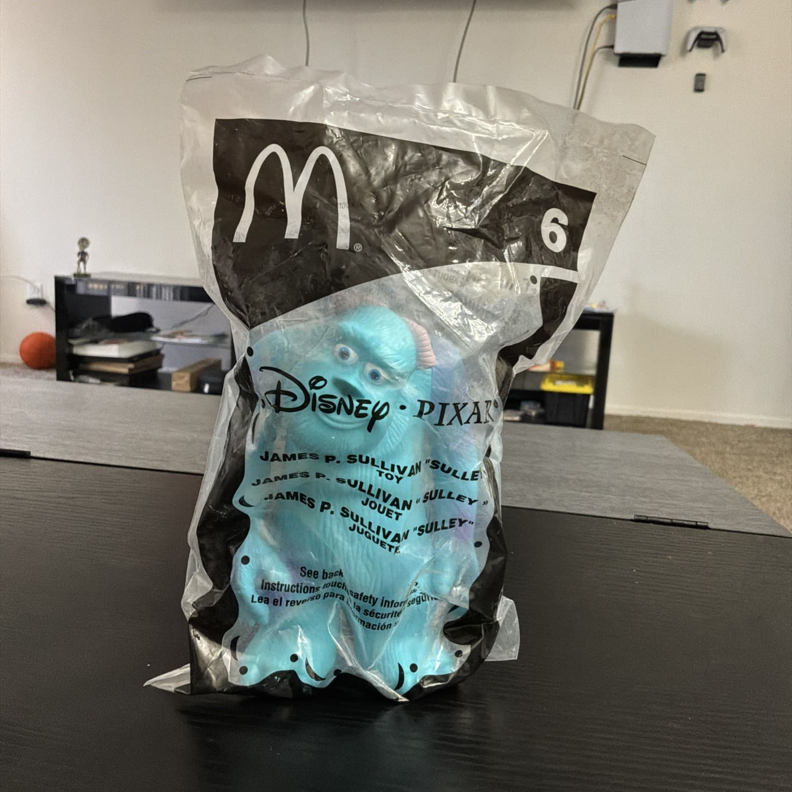 2005 Disney Pixar Monsters Inc McDonald’s Toys Jame P Sullivan Sully Sealed #6