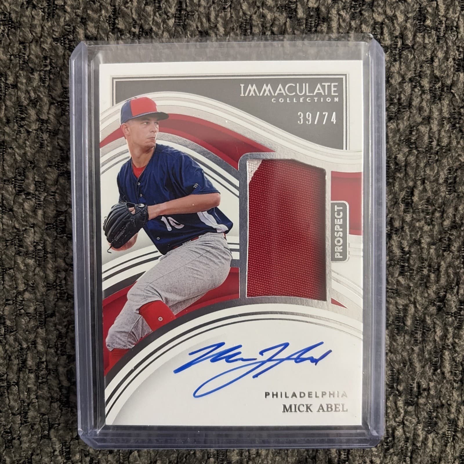 2023 Panini Immaculate Collection Mick Abel Red 39/74