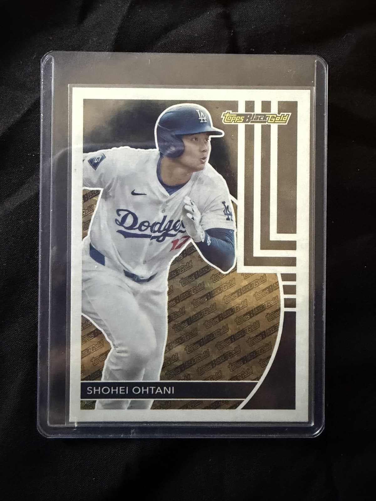 Shohei Ohtani -2024 Topps Update Series - Black Gold Foil #BG-1 Dodgers Jersey