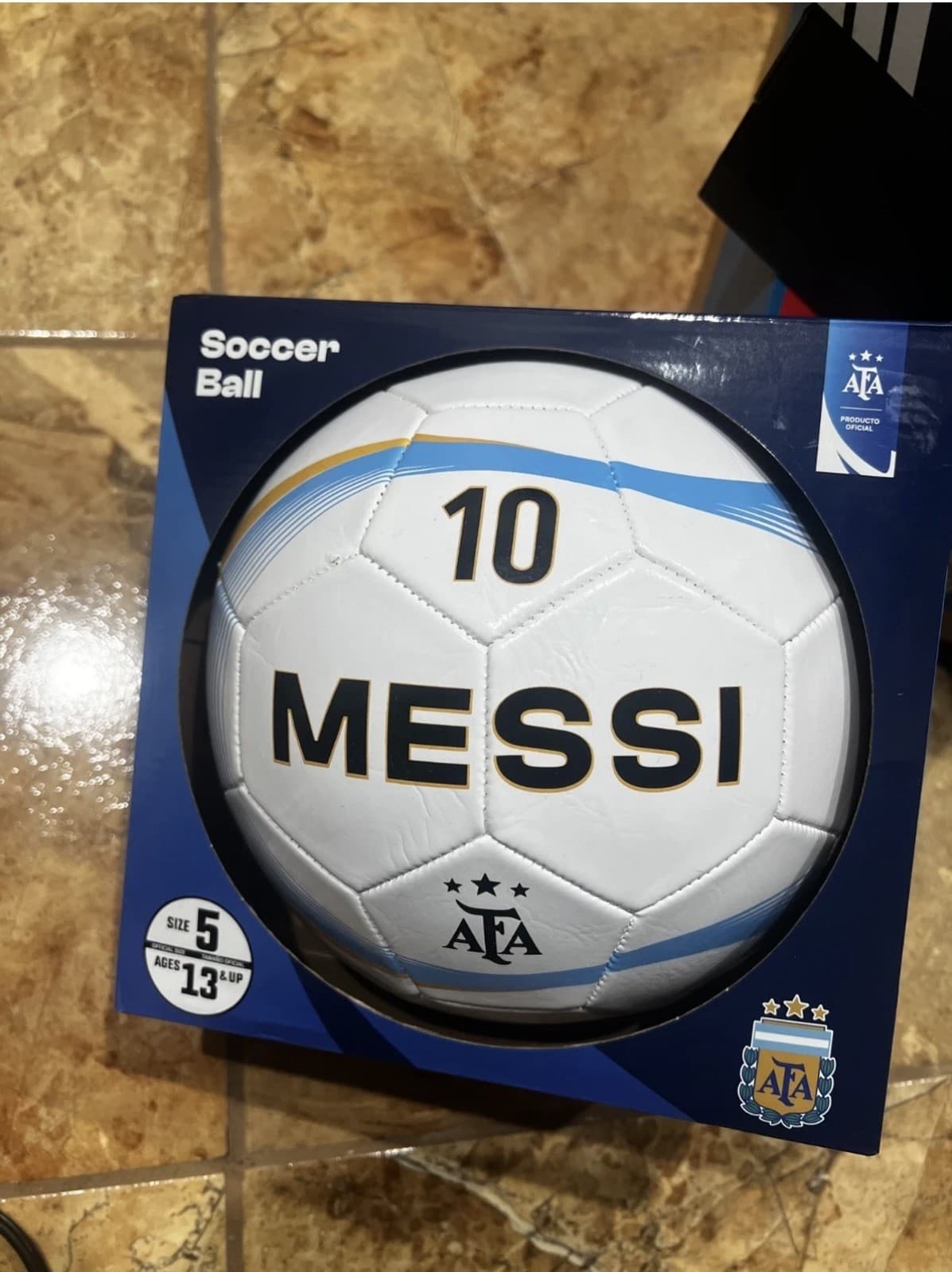 AFA Argentina Lionel Messi Size 5 Soccer/Football Ball BNIP - Official Licensed