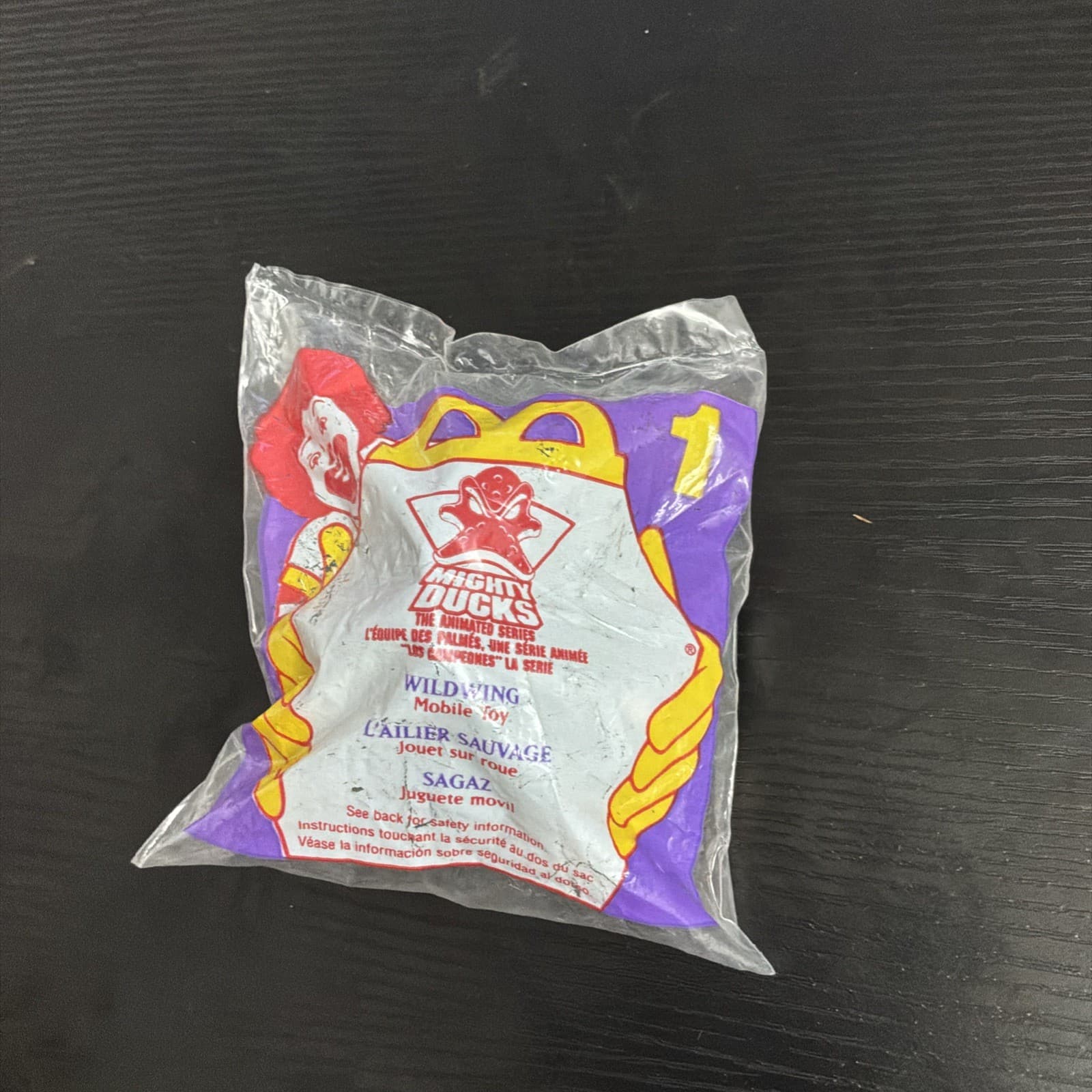 McDonalds Happy Meal 1997 Mighty Ducks Wildwing NEW Lot 1