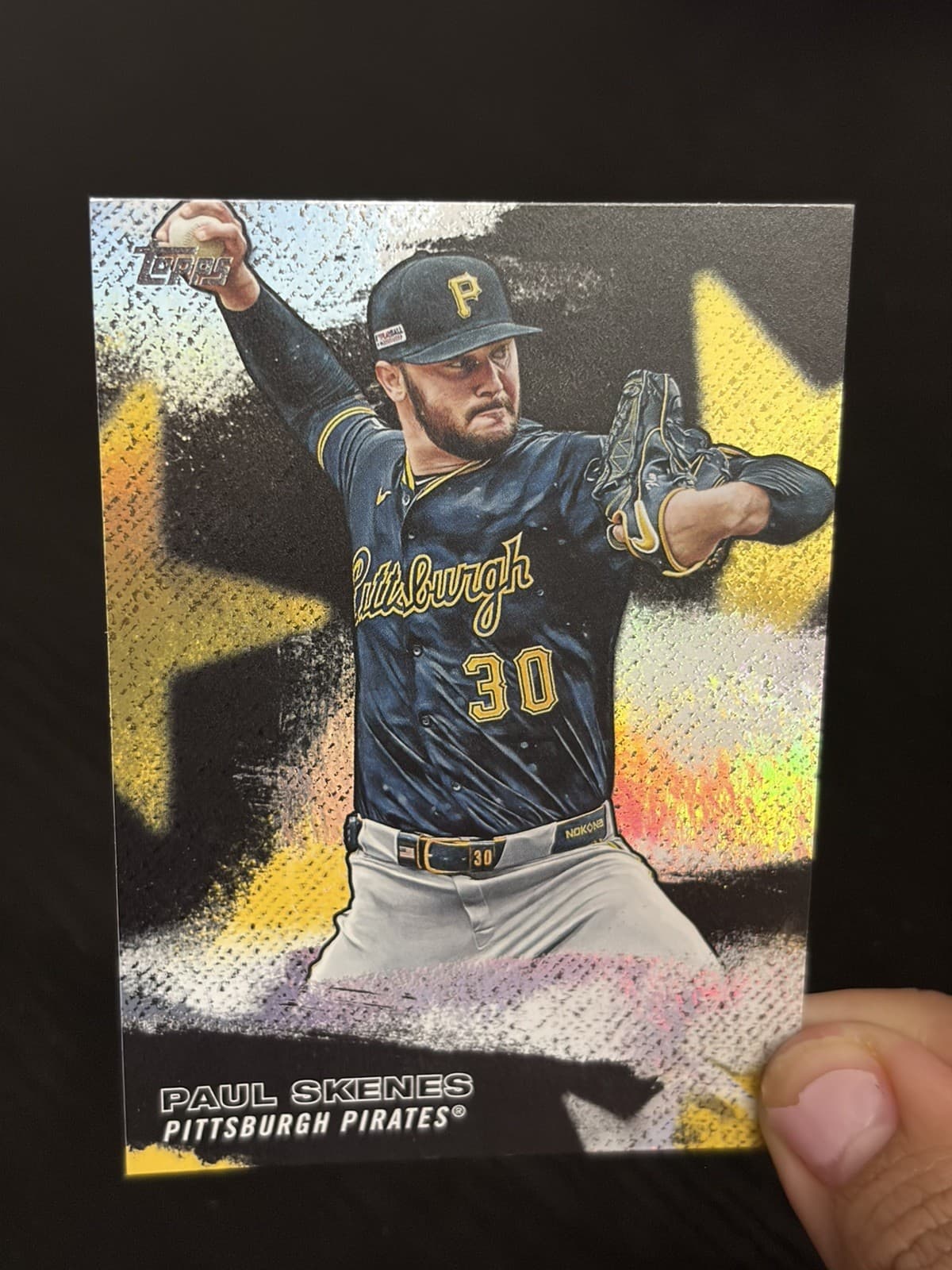 Topps 2026 Series 1 Stars of MLB Paul Skenes #SMLB-21 Pirates MLB Insert Card