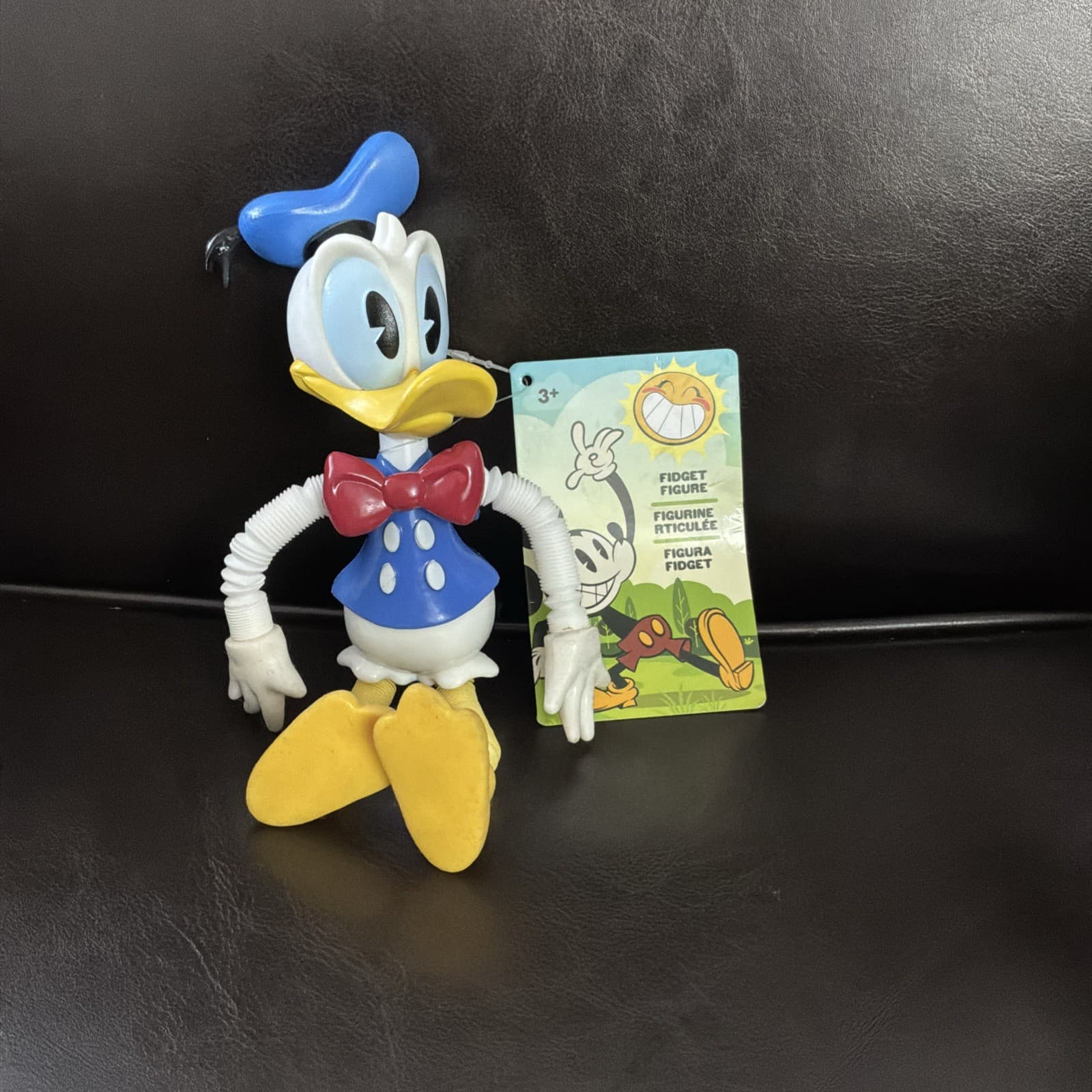 Disney Parks Donald Duck Fidget Figure Posable, Stretchable Arms And Legs 8-10”