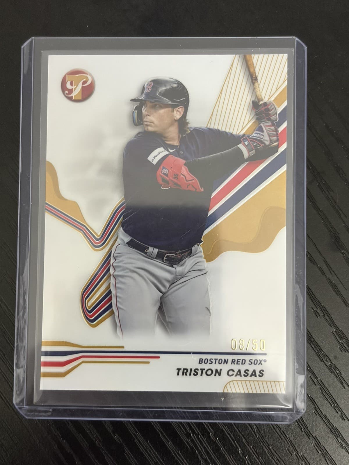 2024 Topps Pristine Gold Refractor 08/50 Triston Casas #31 uk2