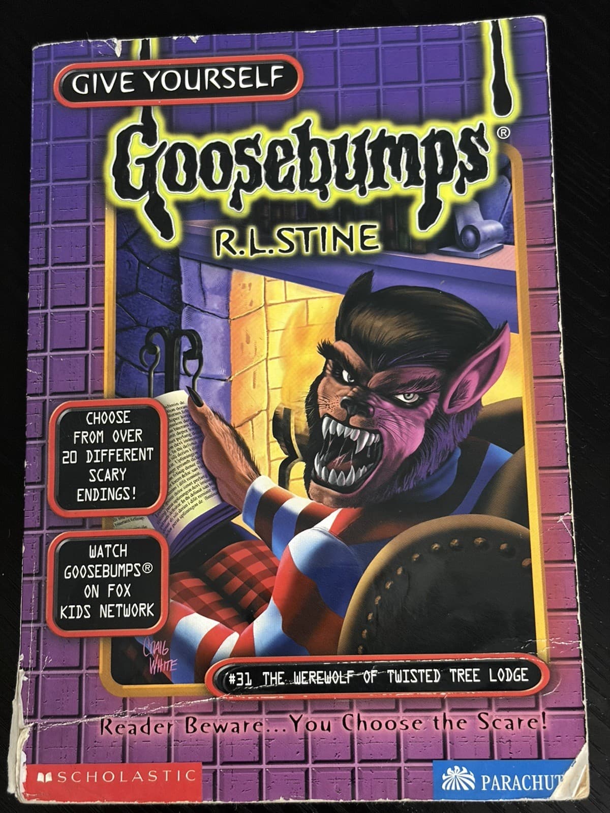RL Stine Give Yourself Goosebumps #31 Werewolf Of Twisted Tree Lodge Paperback