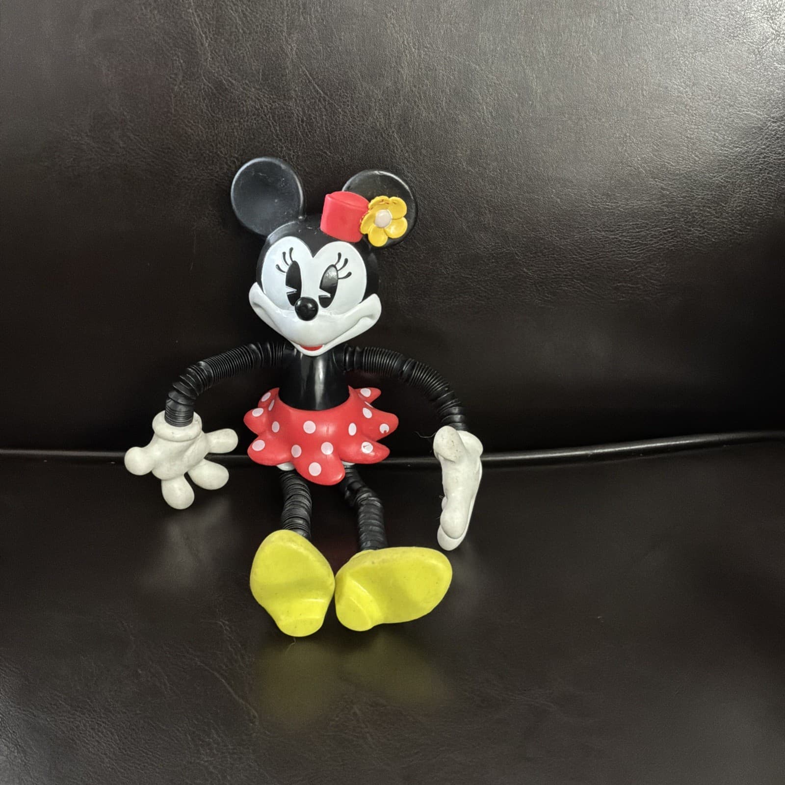 Disney Parks Minnie Mouse Fidget Figure Posable, Stretchable Arms And Legs 8-10”