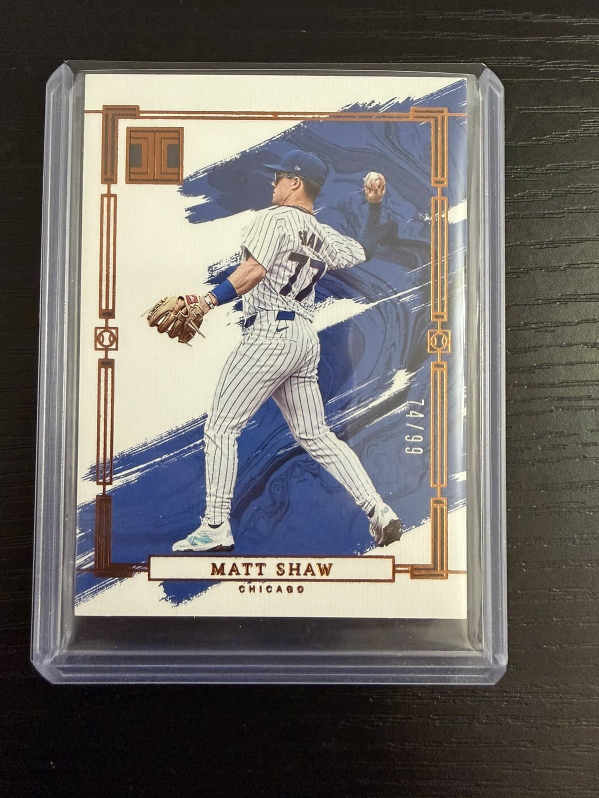 2024 Panini Impeccable Matt Shaw #74/99