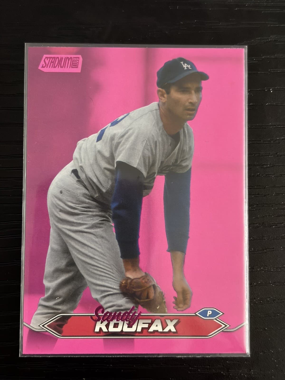 2024 Topps Stadium Club SANDY KOUFAX #255 NM Pink Foil Los Angeles Dodgers