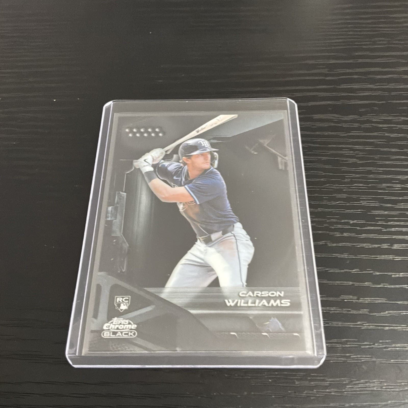 2026 Topps Chrome Black Carson Williams #101 Tampa Bay Rays Base RC