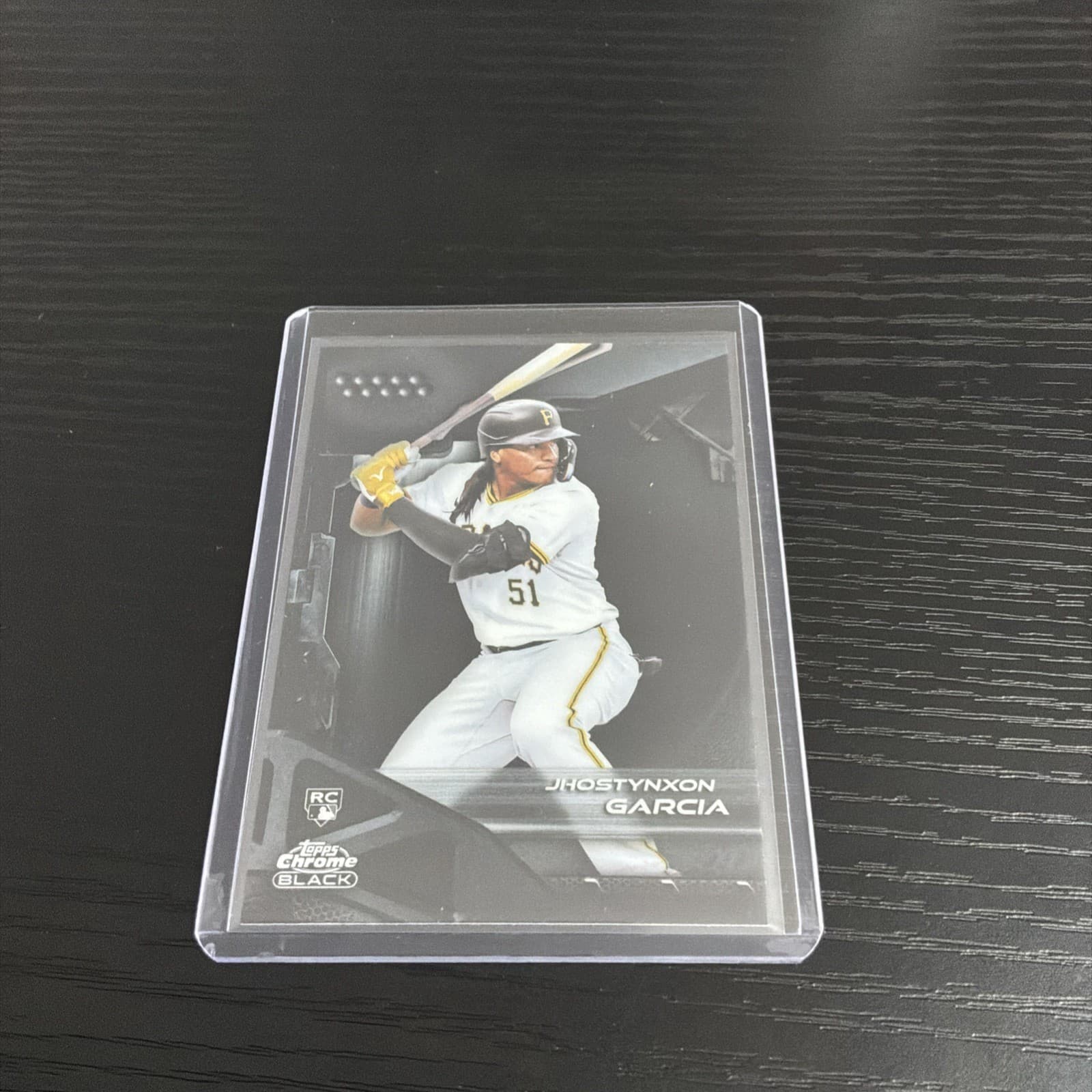 2026 Topps Chrome Black Jhostynxon Garcia #23 Rookie Pirates