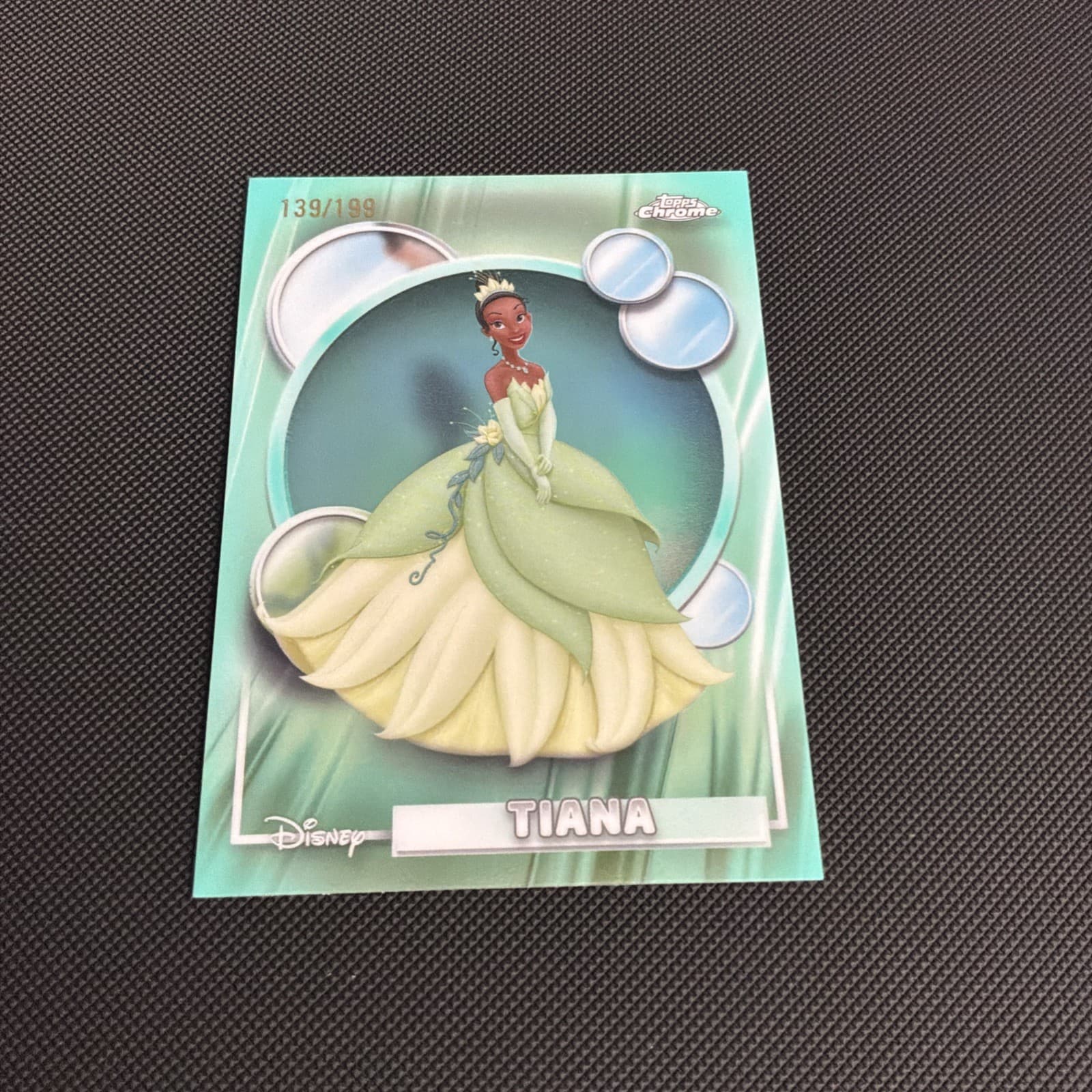 2026 Topps Chrome Disney Tiana #138 Aqua /199