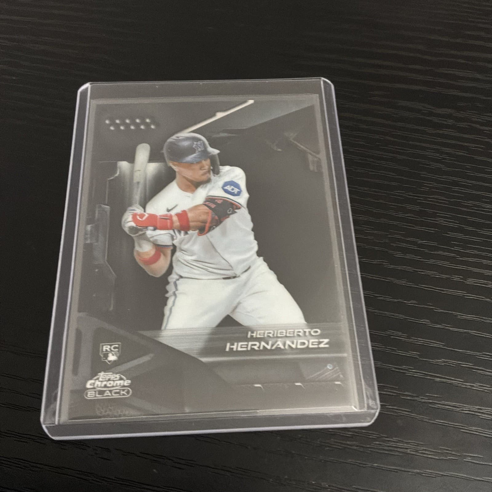 Topps Chrome Black 2025 Heriberto Hernandez Miami Marlins #121 RC