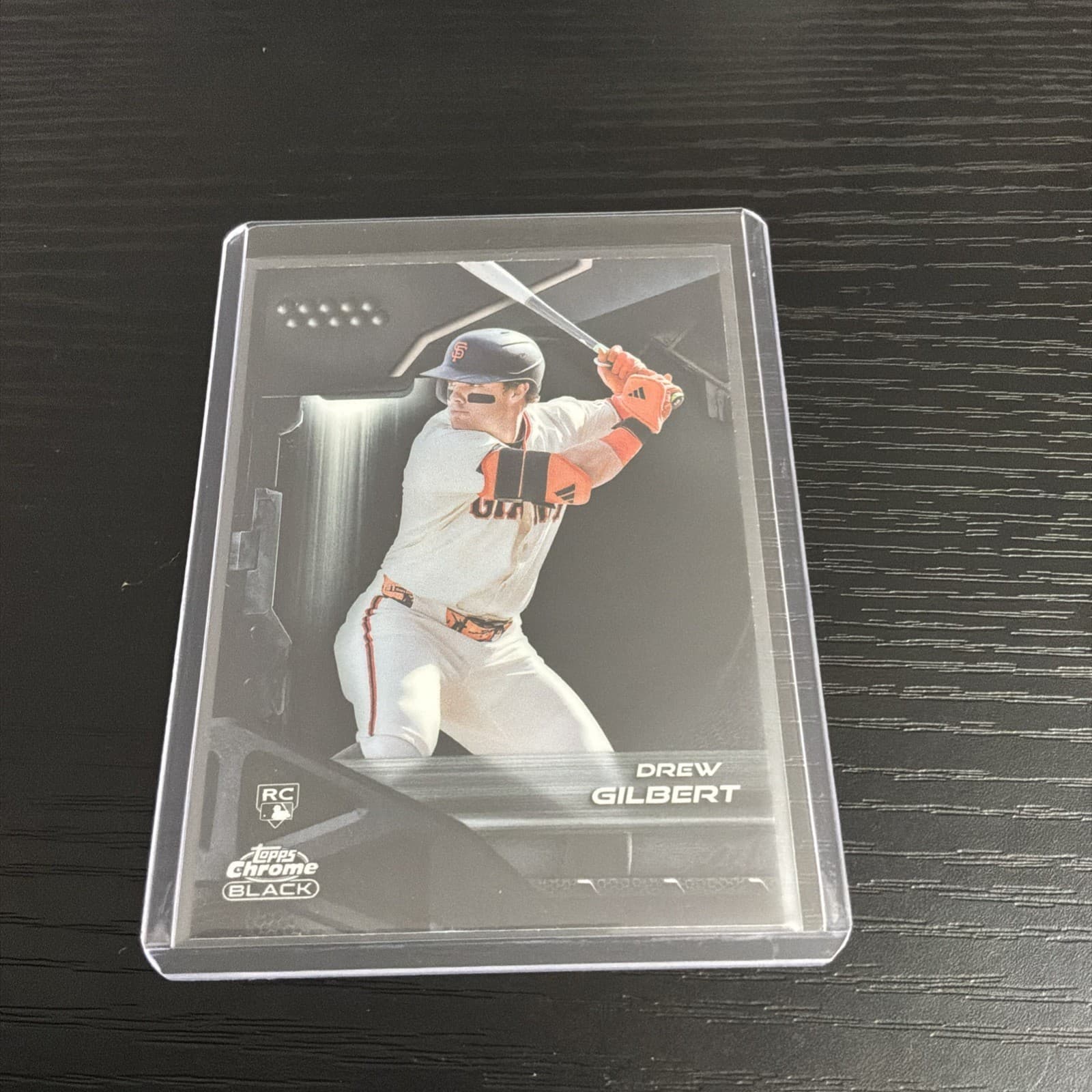 Drew Gilbert 2026 Topps Chrome Black #174 Giants Base RC