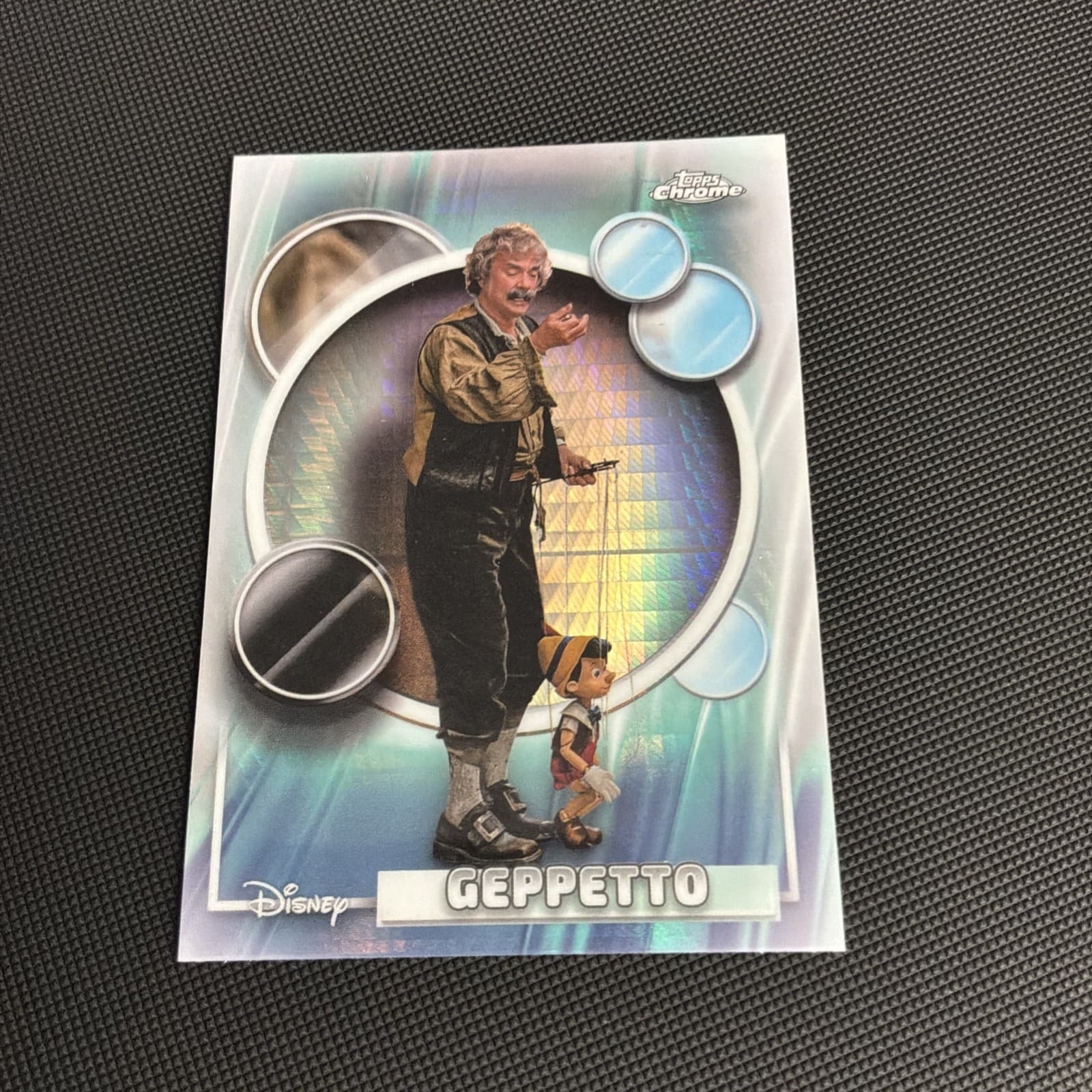 2026 Disney Topps Chrome Geppetto #96 Prism Refractor