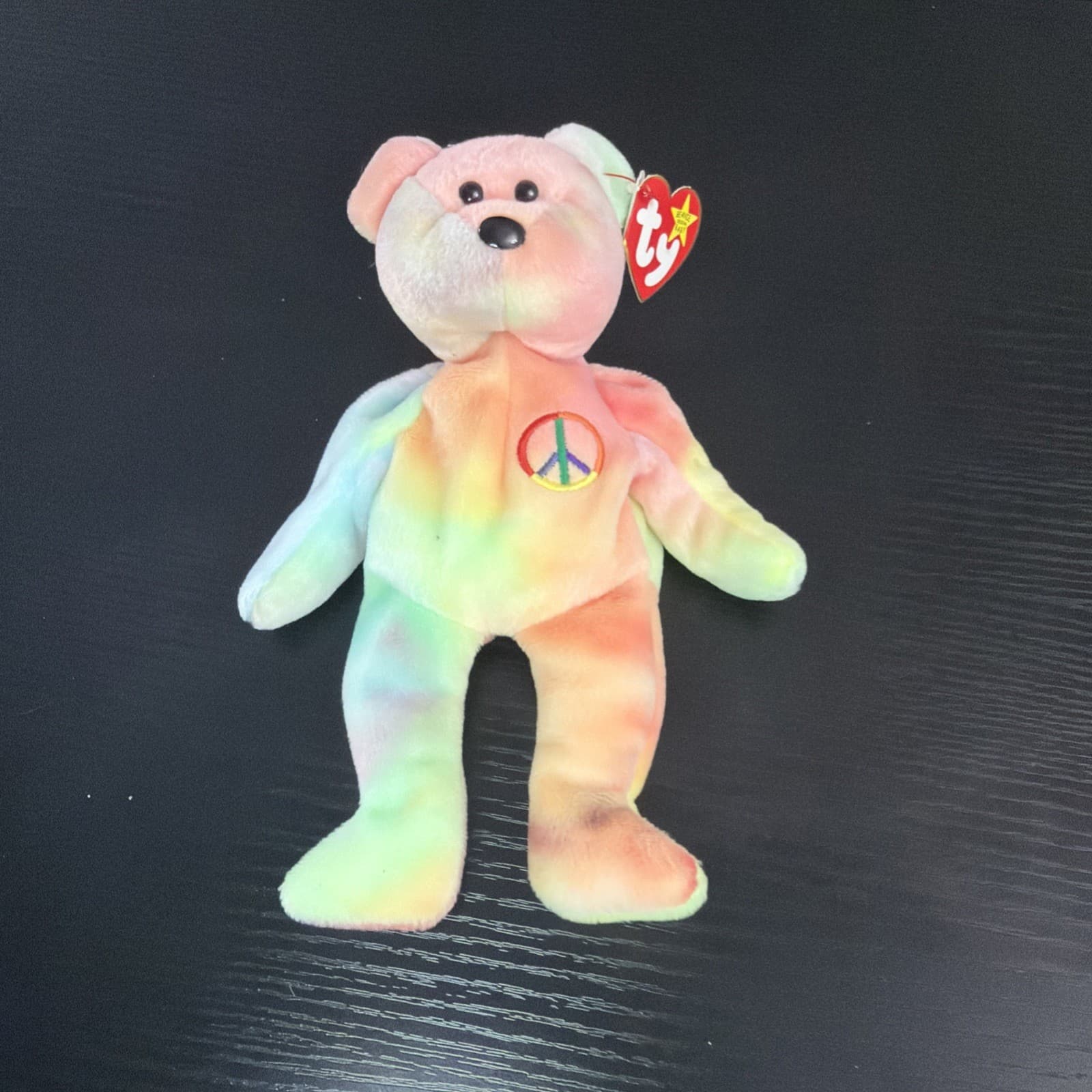 Ty Beanie Baby💜Peace INDONESIA-CANADIAN Tags 8.5 "NEW MWMT's