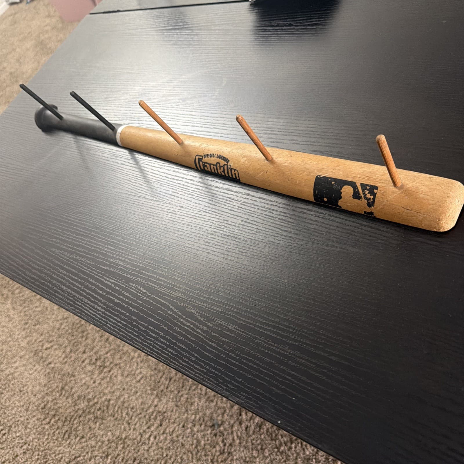 Vintage Genuine official licensee Franklin MLB Select BaseballBat Coat Hook-5