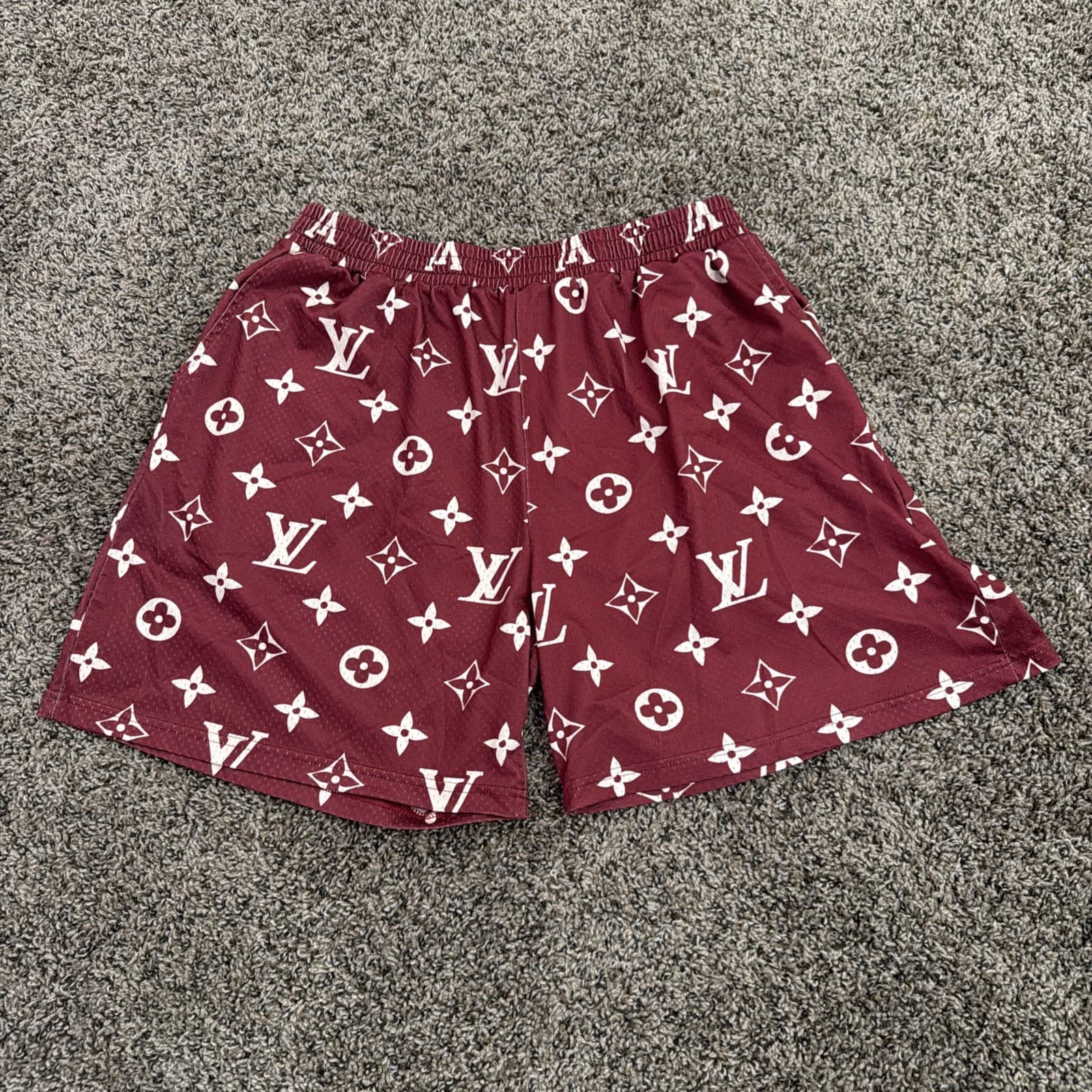 OB Custom Print Mesh Shorts Size Large