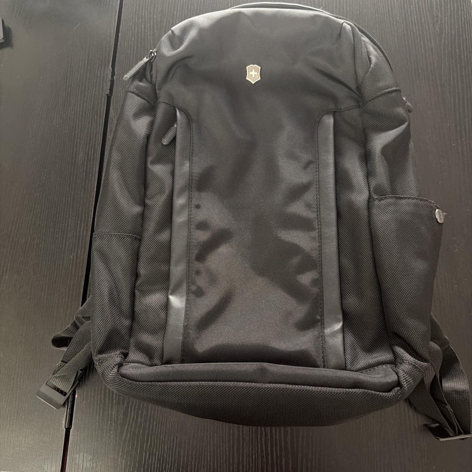 Victorinox Backpack Black Laptop Compartment Business Travel Excellent