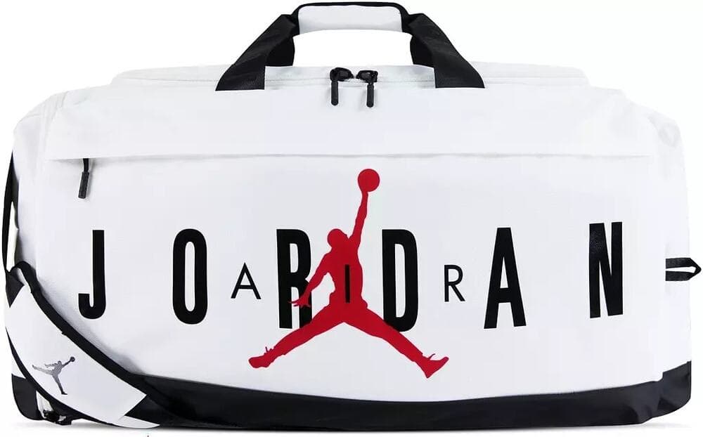 Jordan Velocity Duffel Bag - White - Medium
