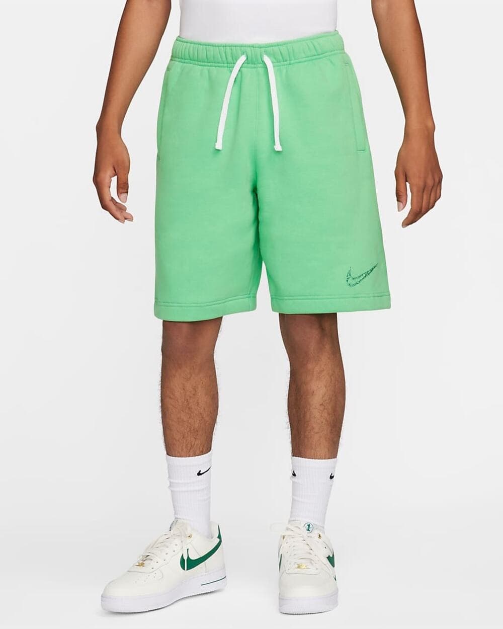 Nike Club Fleece Men's Shorts - Spring Green - Small