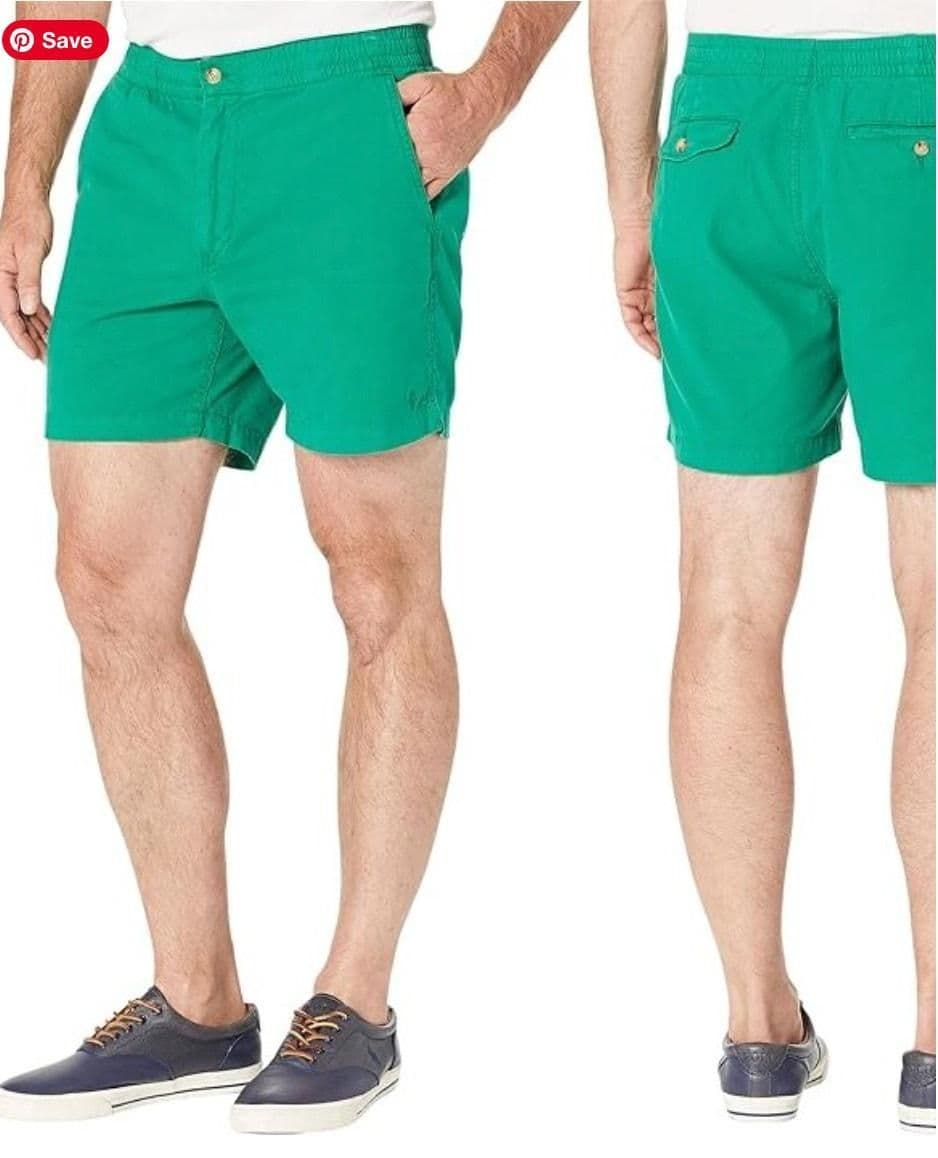 Polo Ralph Lauren 6 Inch Prepster Oxford Shorts - Hillside Green - XXL - new-with-tags - Polo Ralph Lauren