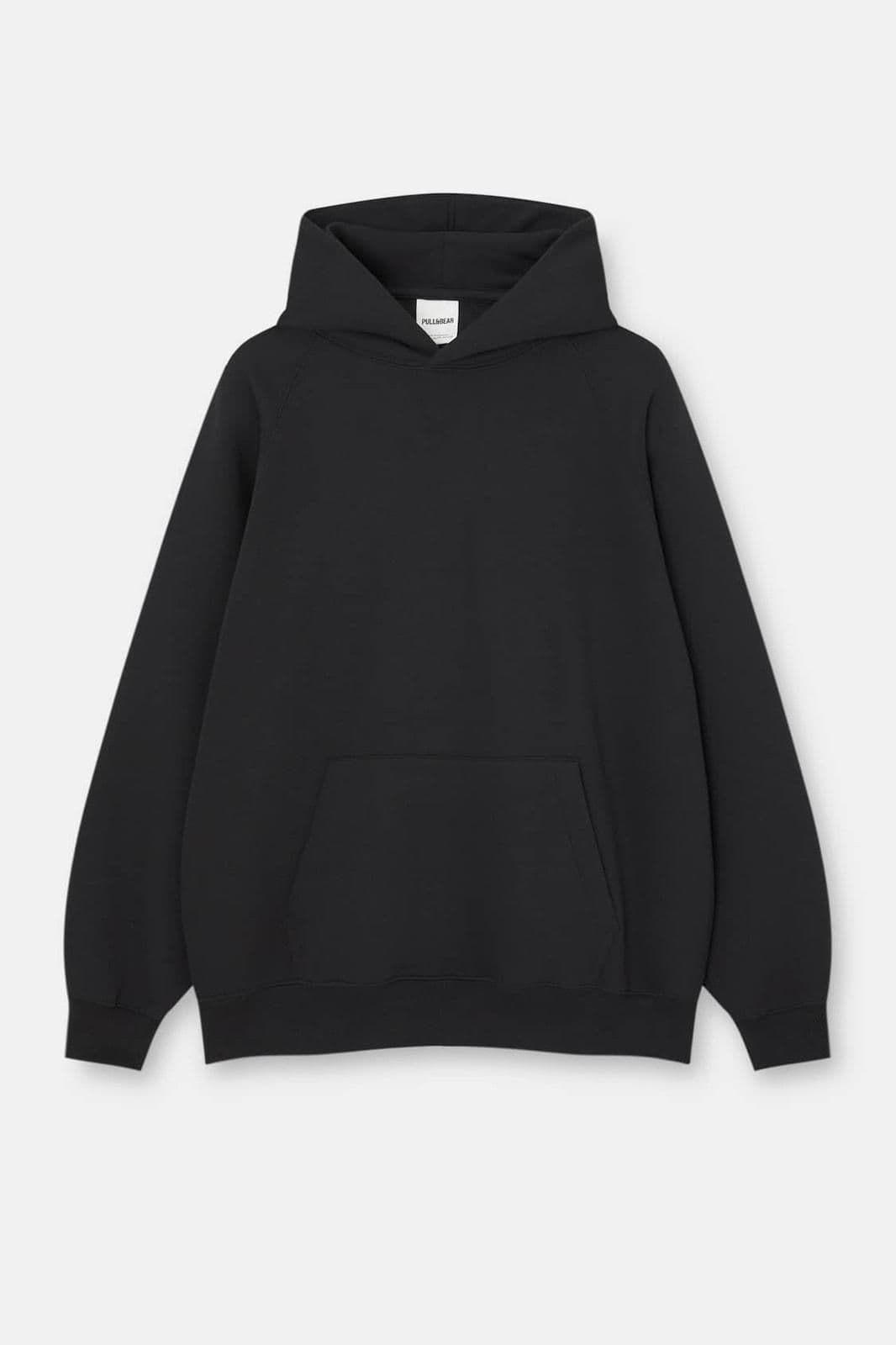 PULL&BEAR Basic Womens Oversized Hooded Sweatshirt Without Sting - X - new-with-tags - Pull&Bear