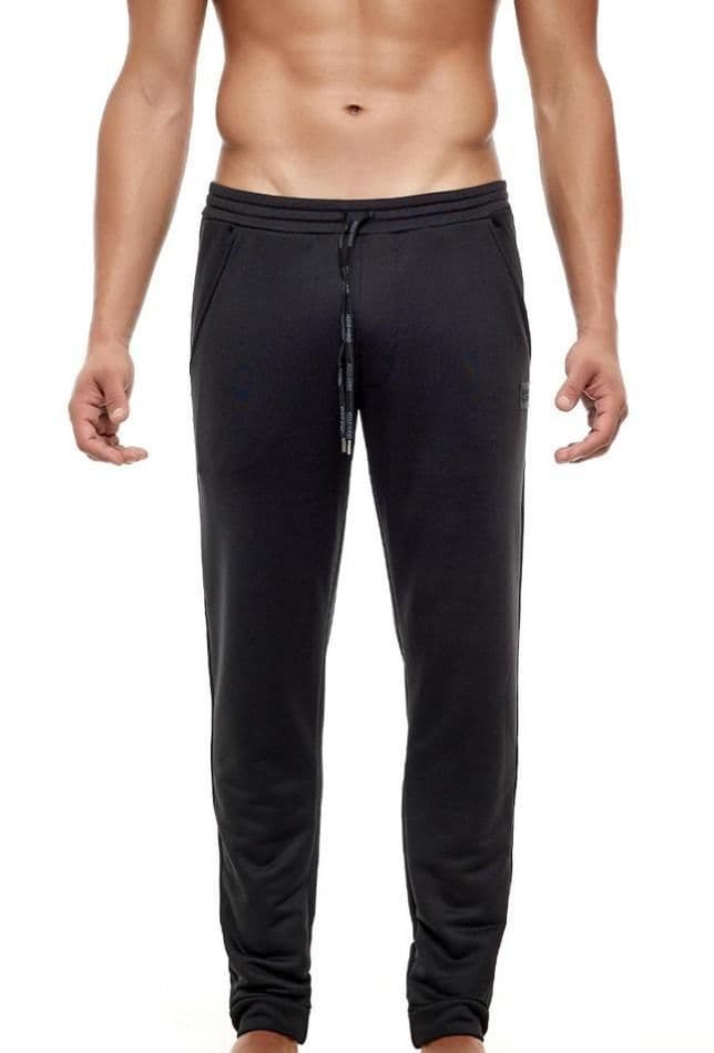 Modus Vivendi Diagonal Knit Pants Black - M - Bottoms - new-with-tags - Modus Vivendi