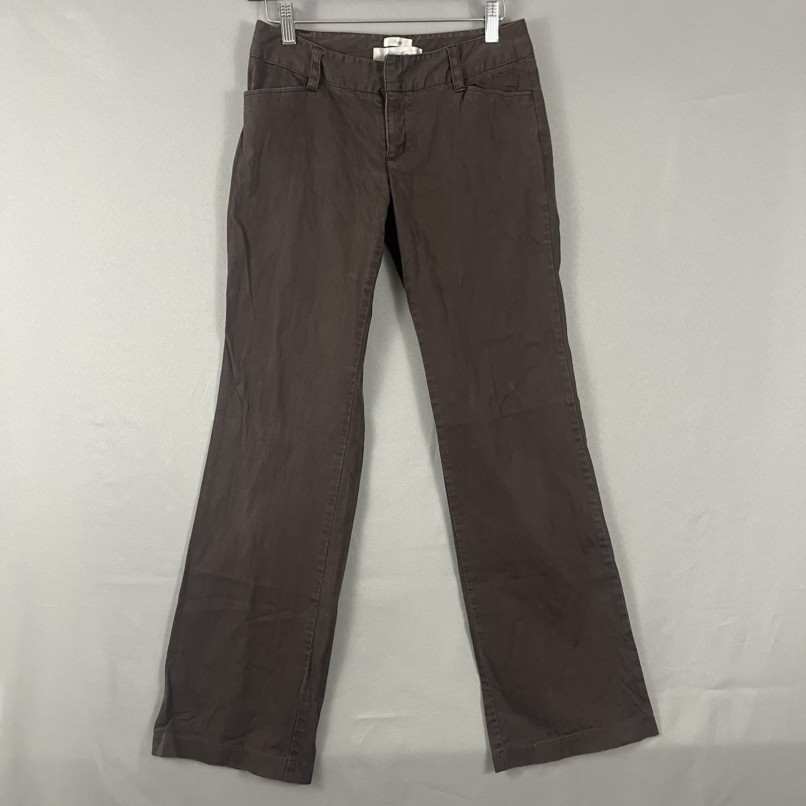 Old Navy Just Below Waist Junior Sz 1 Career Work Slacks Office Siren Pin Stripe