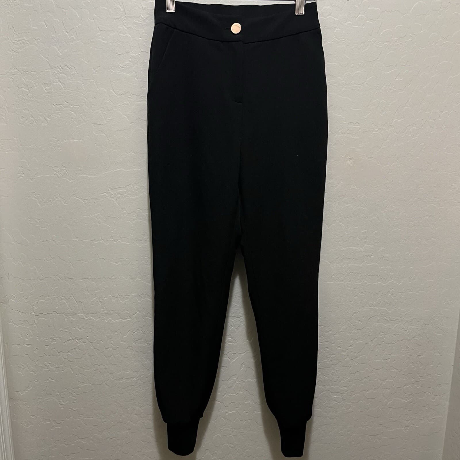 Ted Baker London Pants Size 0 Black Trouser Jogger Margot Stretch Casual Career