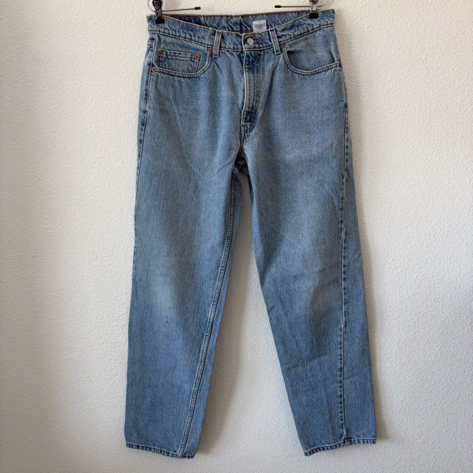 Levi 550 Relaxed Fit Jeans Mens 34x34 Light Wash Vintage 1998 Denim Tapered Leg