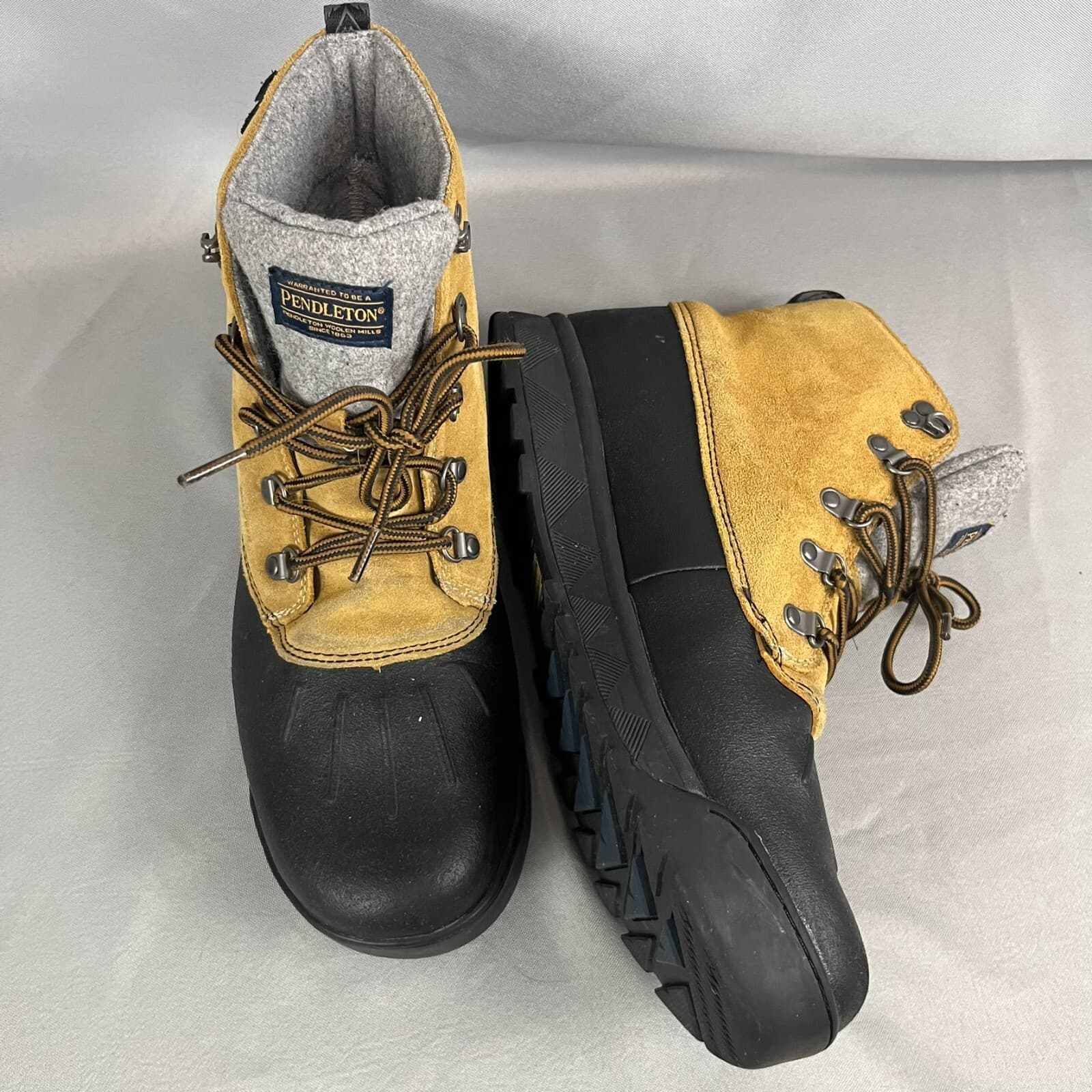 Vintage Pendleton Woolen Warm Insulation Snow Boots Men’s Size 11.5 Workwear