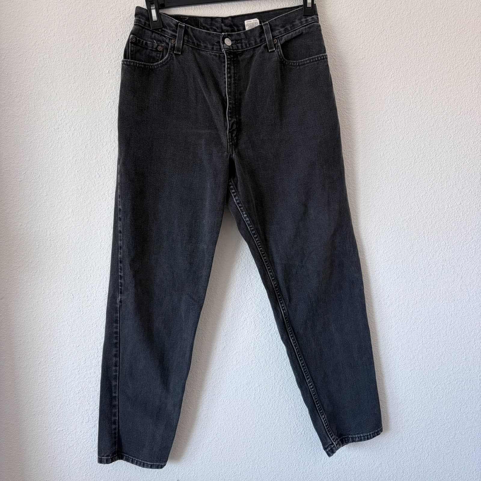 Vtg Levi’s 550 Women’s Black Jeans 14 MIS M Relaxed Fit Tapered Leg Y2K Mexico