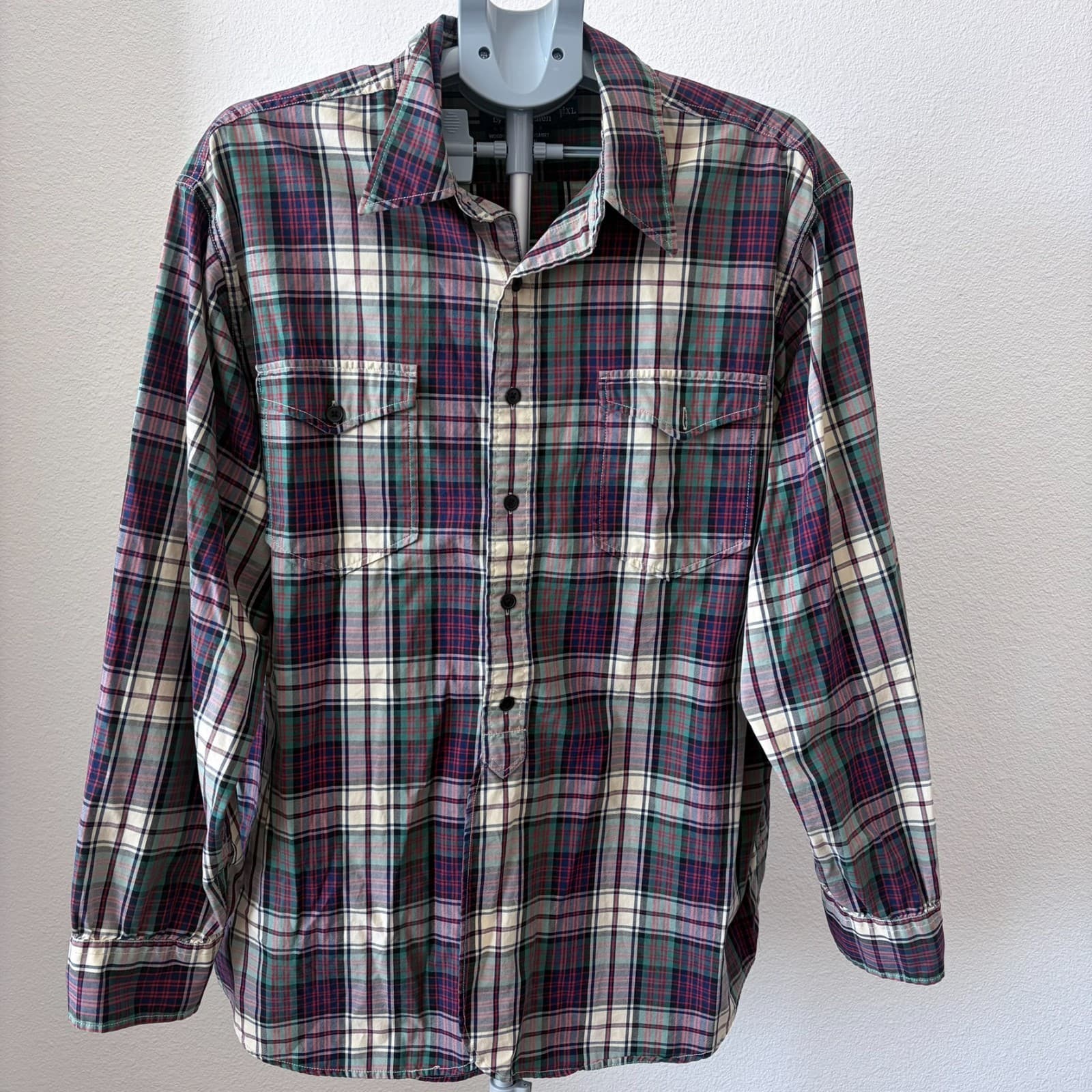 Polo Ralph Lauren Woodsman Work Shirt XL Plaid Flannel Button Up Heritage Preppy