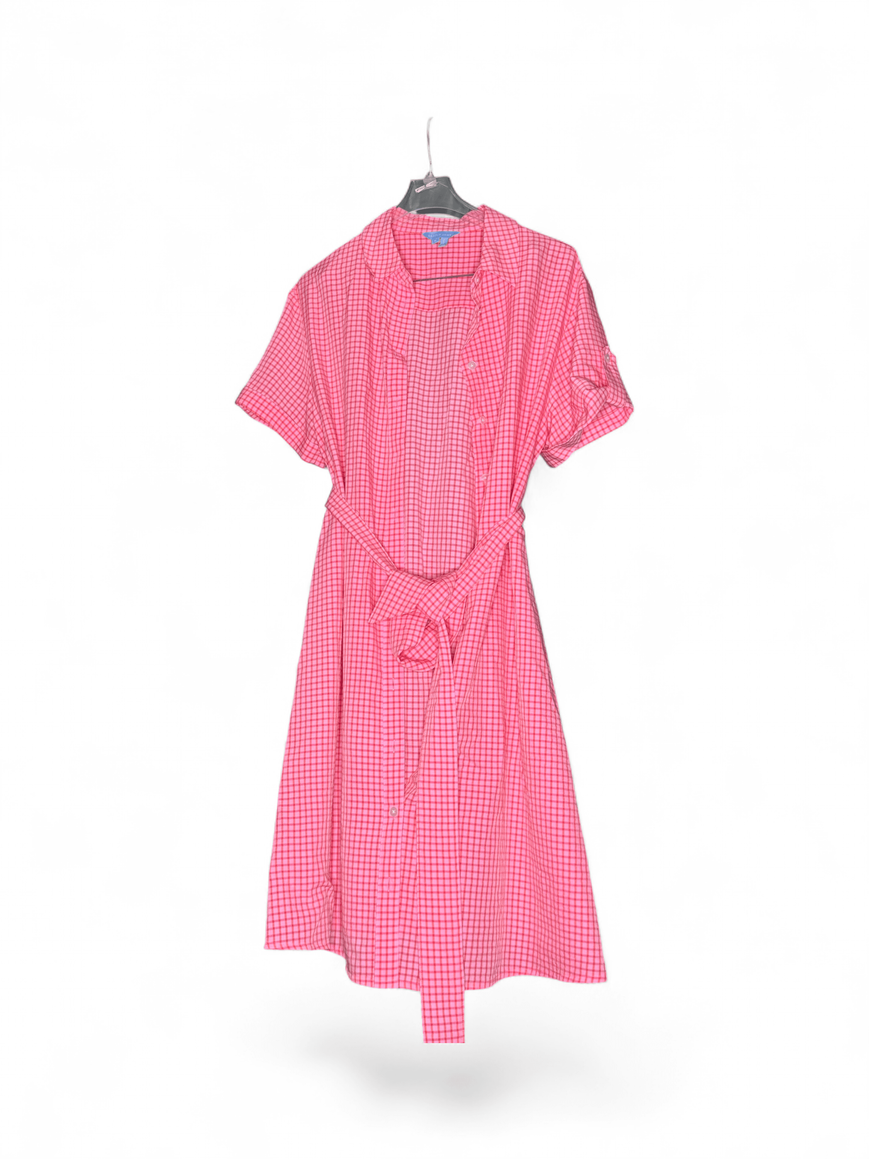Draper James Pink Gingham Dress Size S