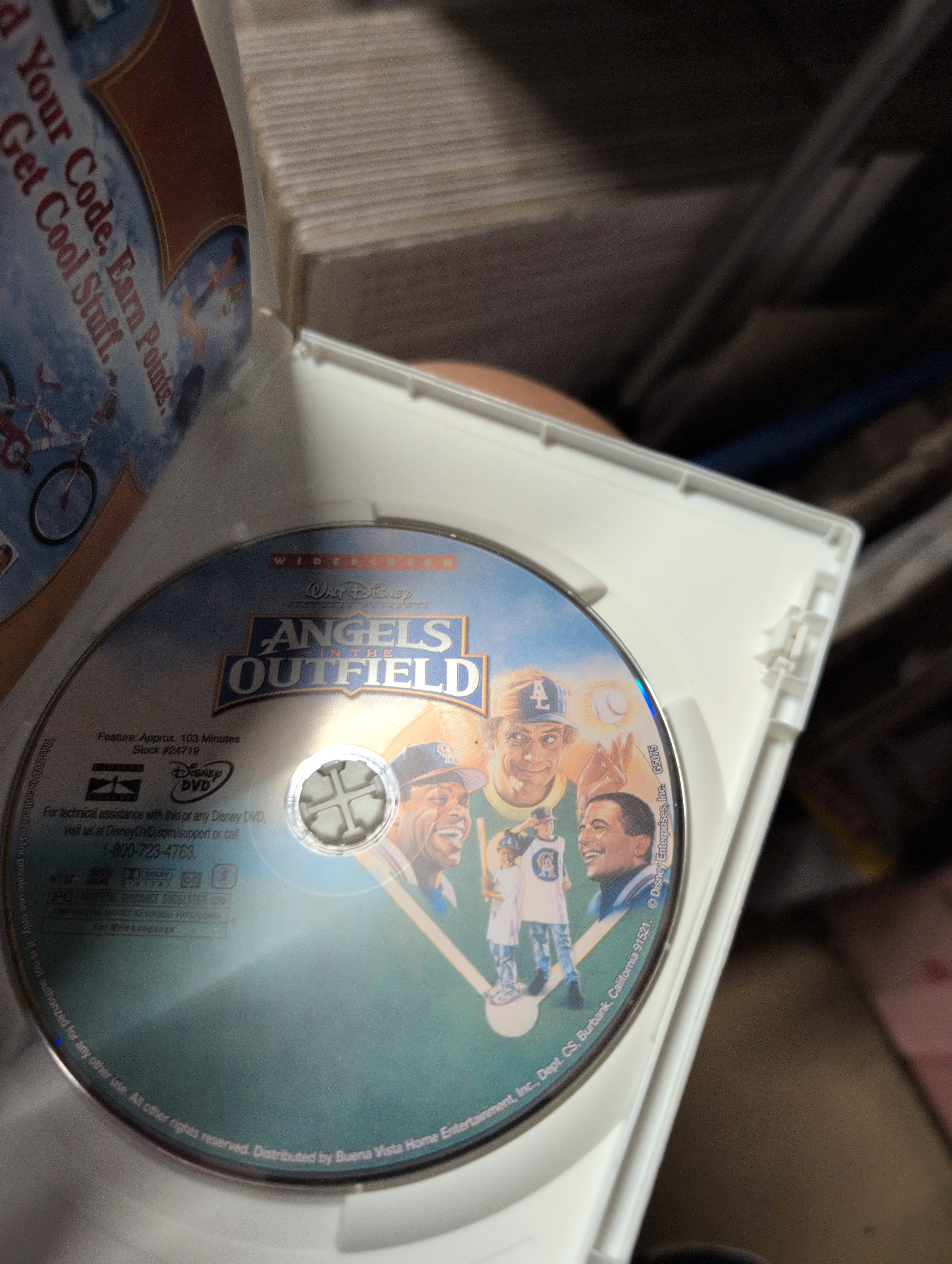 Disney Angels in the Outfield DVD