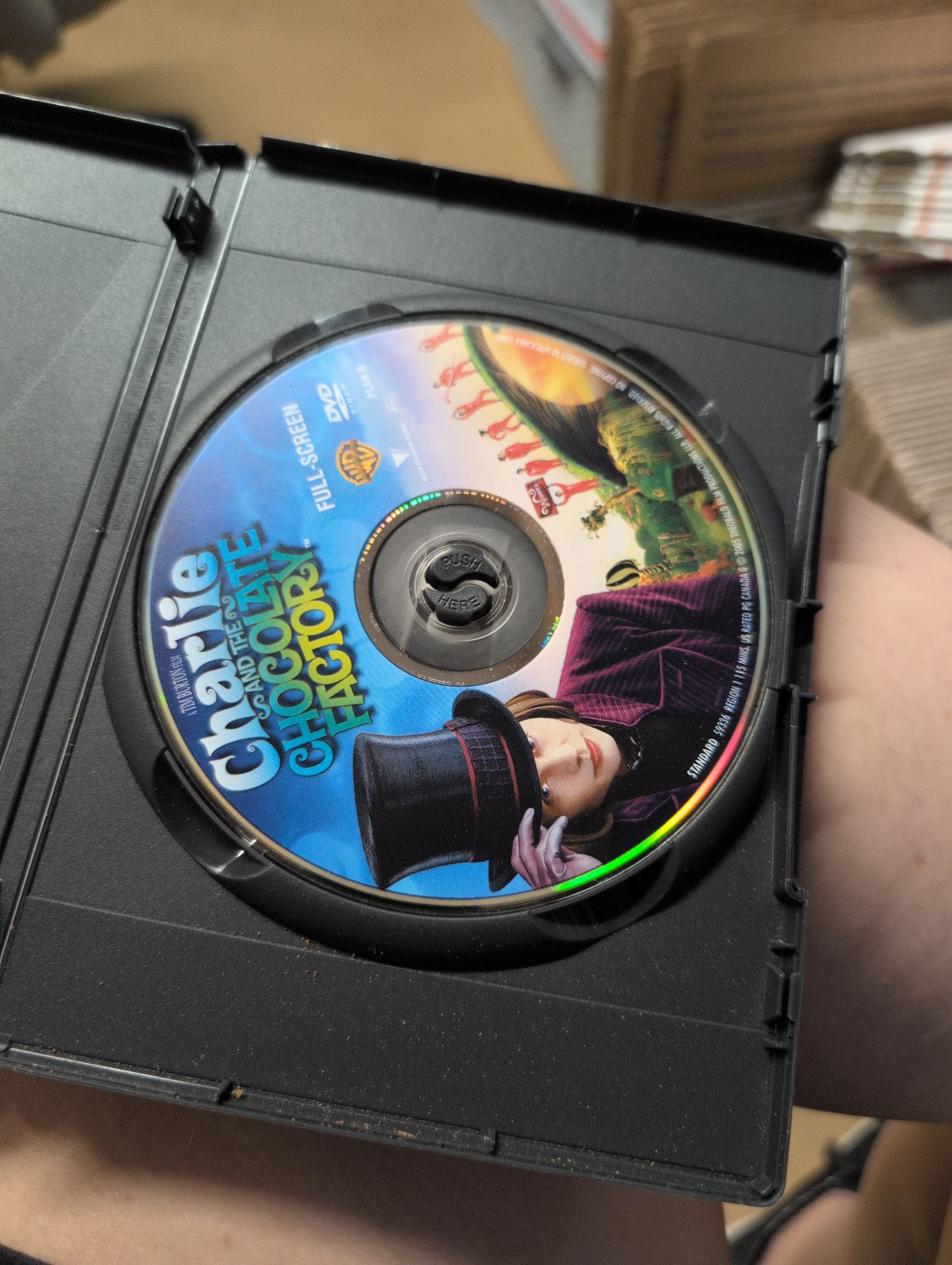 Charlie and the Chocolate Factory Full Screen (DVD)